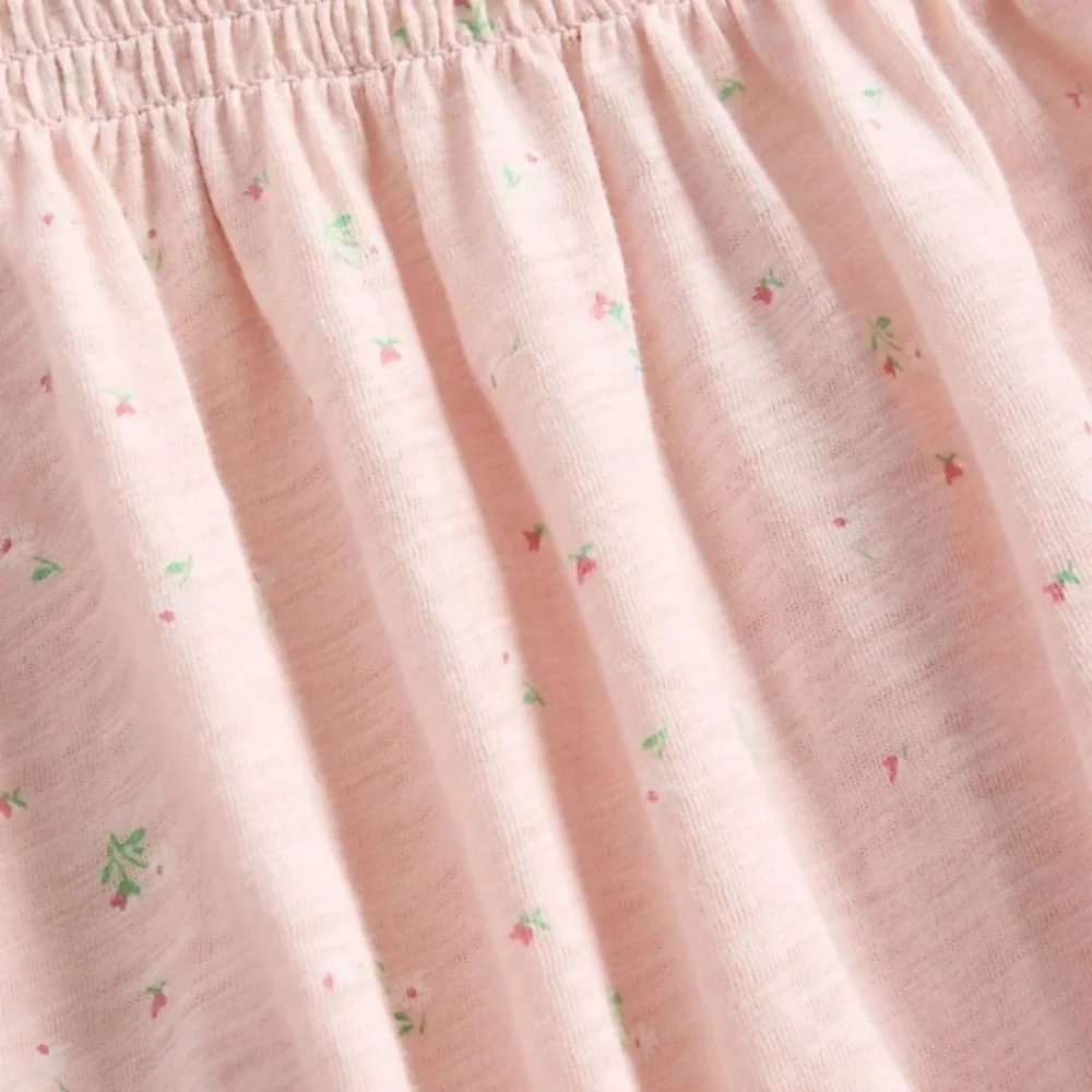 Smocked NWT GAP Pink Floral Kids One Piece